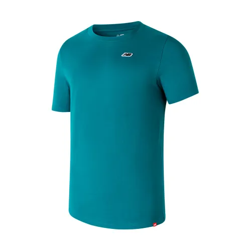 New Balance , Essential Short Sleeve T-Shirt ,Green male, Sizes: