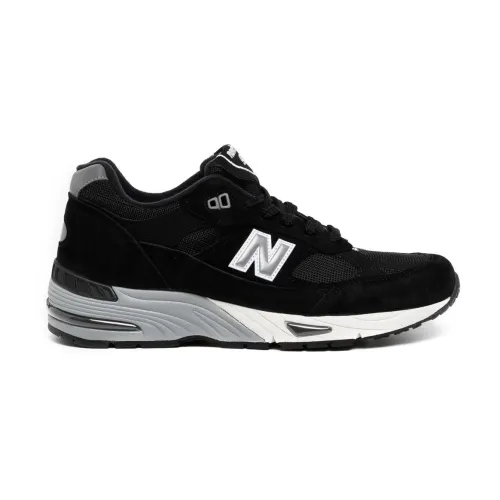 New Balance , Flat Black Shoes ,Black male, Sizes: