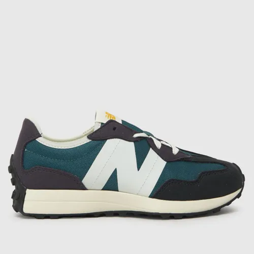New Balance Green 327 Boys Youth Trainers