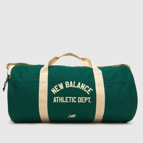 New Balance Green Canvas Duffle Bag, Size: One Size