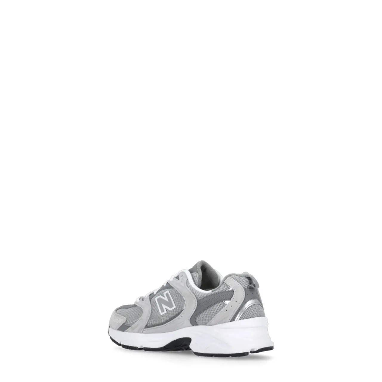 New Balance , Grey Leather and Fabric Sneakers ,Gray male, Sizes: