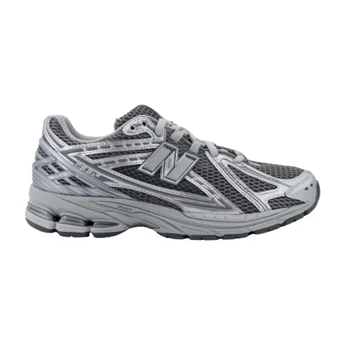 New Balance , Grey Sneakers with Lace-up Closure ,Gray male, Sizes: