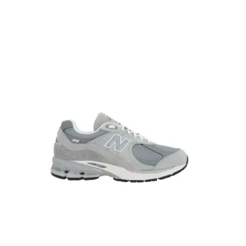 New Balance , Grey Suede Low-Top Sneakers ,Gray male, Sizes: