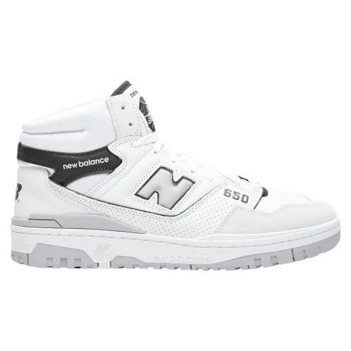 New Balance , High Top Leather Sneakers ,White male, Sizes: 12 1/2 UK, 8 1/2 UK, 9 1/2 UK, 12 UK, 7 1/2 UK, 10 1/2 UK, 9 UK, 6 1/2 UK, 10 UK, 11 UK, 8