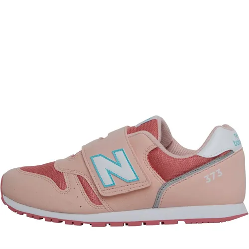 New Balance Kids 373 Hook & Loop Trainers Pink/Blue/White