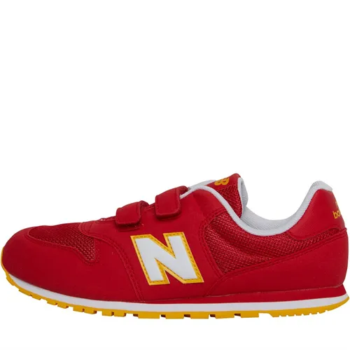 New Balance Kids 500 Hook & Loop Trainers Red/White