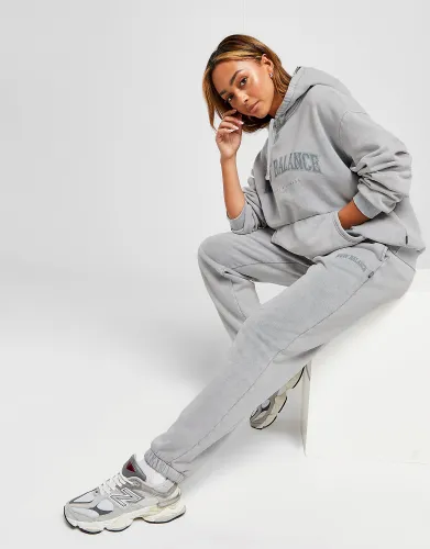 New Balance Logo Washed Joggers - Grey - Womens