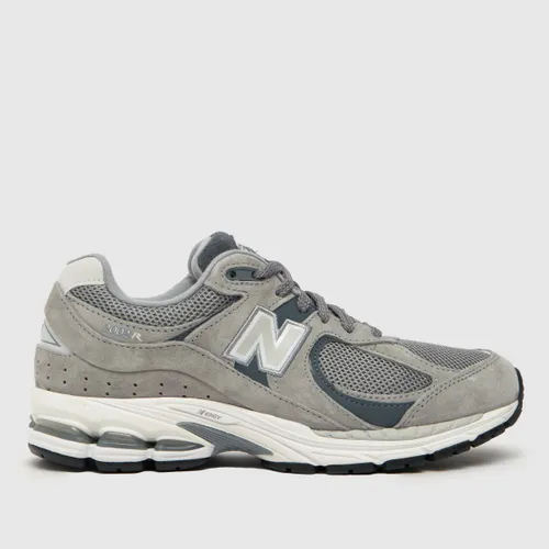 New Balance M2002 Trainers In White & Grey