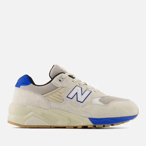 New Balance Men's 580 Suede and Mesh Trainers - UK