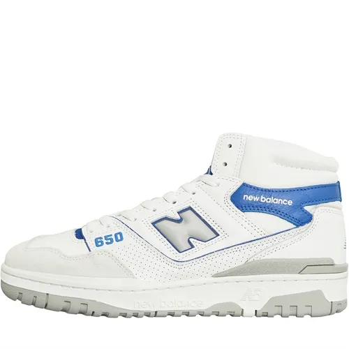New Balance Mens 650 Trainers White/Blue