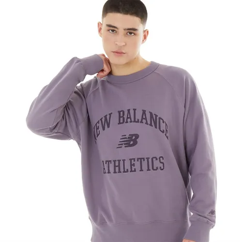 New Balance Mens Athletics Varsity Sweatshirt Shadow
