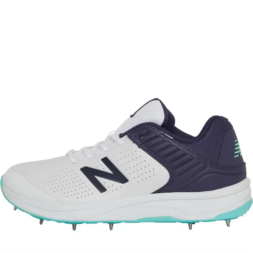 New Balance Mens CK4030 V4 Cricket Shoes White/Blue/Mint