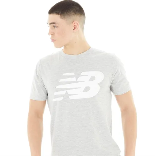 New Balance Mens Classic Graphic Logo T-Shirt Athletic Grey