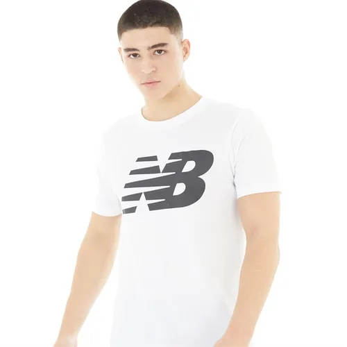 New Balance Mens Classic Graphic Logo T-Shirt White
