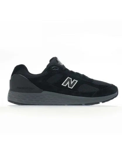 New Balance Mens Fresh Foam 1880 Walking Shoes 2E Width in Black Textile