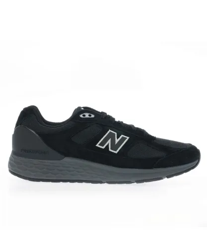New Balance Mens Fresh Foam 1880 Walking Shoes 4E Width in Black Textile