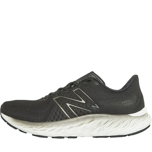 New Balance Mens Fresh Foam X Evoz V3 Neutral Running Shoes Black/Silver
