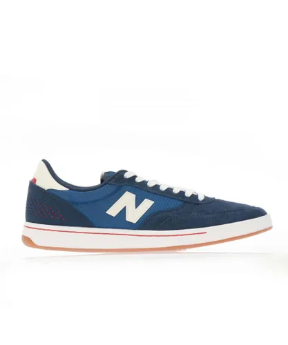 New Balance Mens Numeric 440 Skateboard Shoes in Navy-White Suede