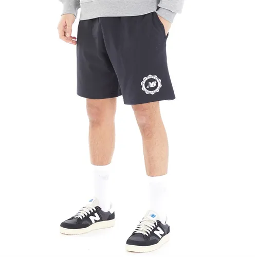 New Balance Mens Sport Fleece Shorts Black