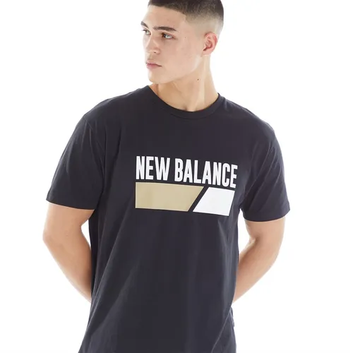 New Balance Mens Sport Seasonal Graphic T-Shirt Black