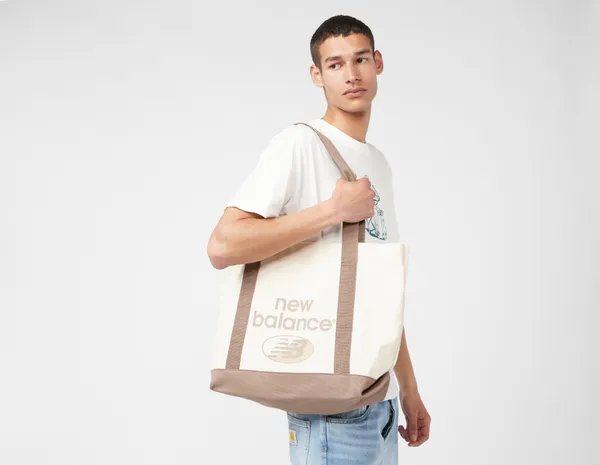 New Balance Mono Canvas Tote Bag, Brown