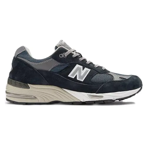New Balance , Navy 991 Running Shoe with Abzorb Cushioning ,Multicolor male, Sizes: