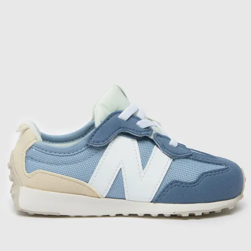 New Balance Pale Blue 327 Boys Toddler Trainers
