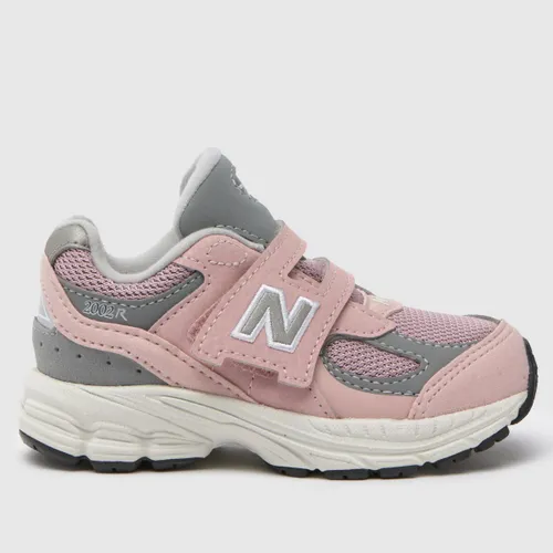 New Balance Pale Pink 2002 v Girls Toddler Trainers