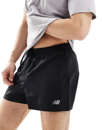 New Balance performance 3 inch shorts in black