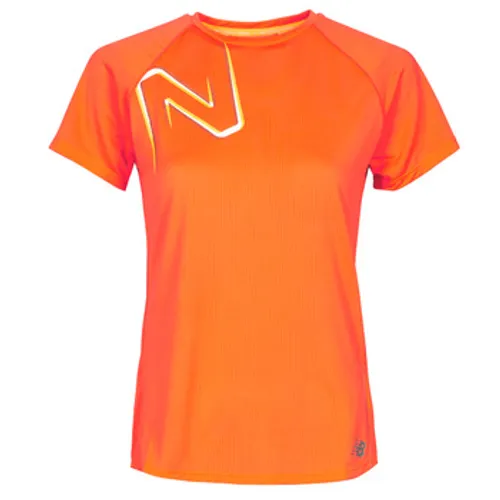 New Balance  PR IMP SS  women's T shirt in Orange