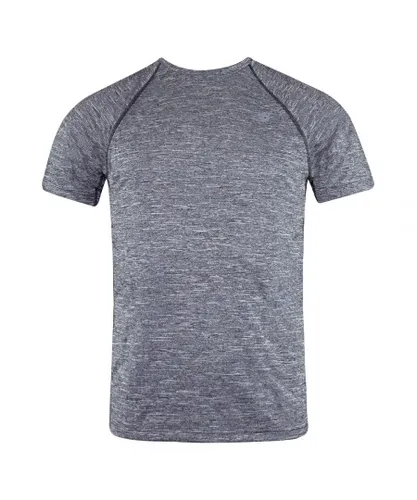 New Balance Short Sleeve Grey Crew Neck Mens Tenacity T-Shirt MT81095 HC