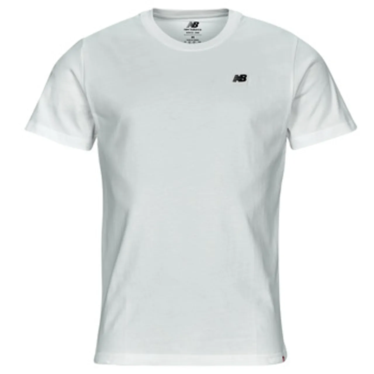 New Balance  Small Logo Tee  men's T shirt in White