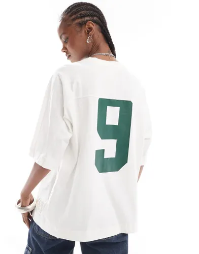 New Balance Sportswear Greatest Hits jersey t-shirt in off white