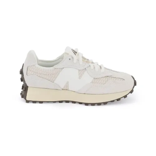 New Balance , Suede and Rope 327 Leather Sneakers ,Multicolor female, Sizes: