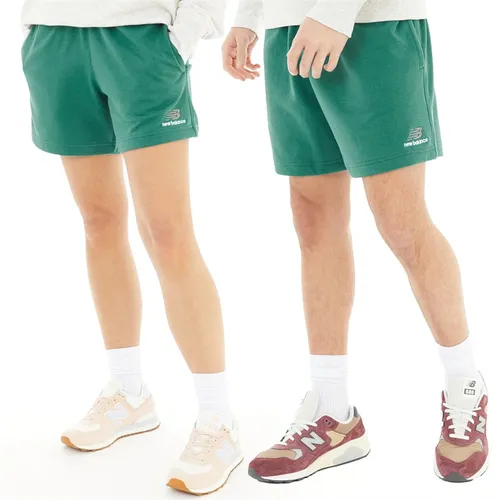 New Balance Uni-ssentials Jersey Shorts Vintage Teal