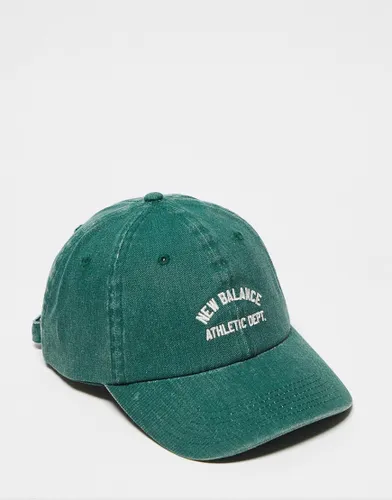 New Balance washed cap in green