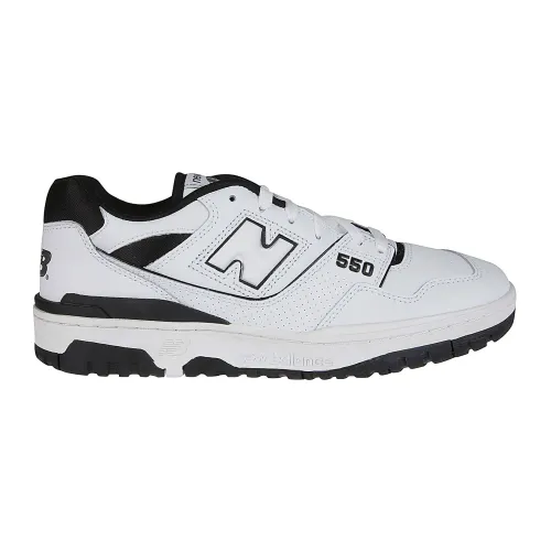 New Balance , White 550 Sneakers ,White male, Sizes: