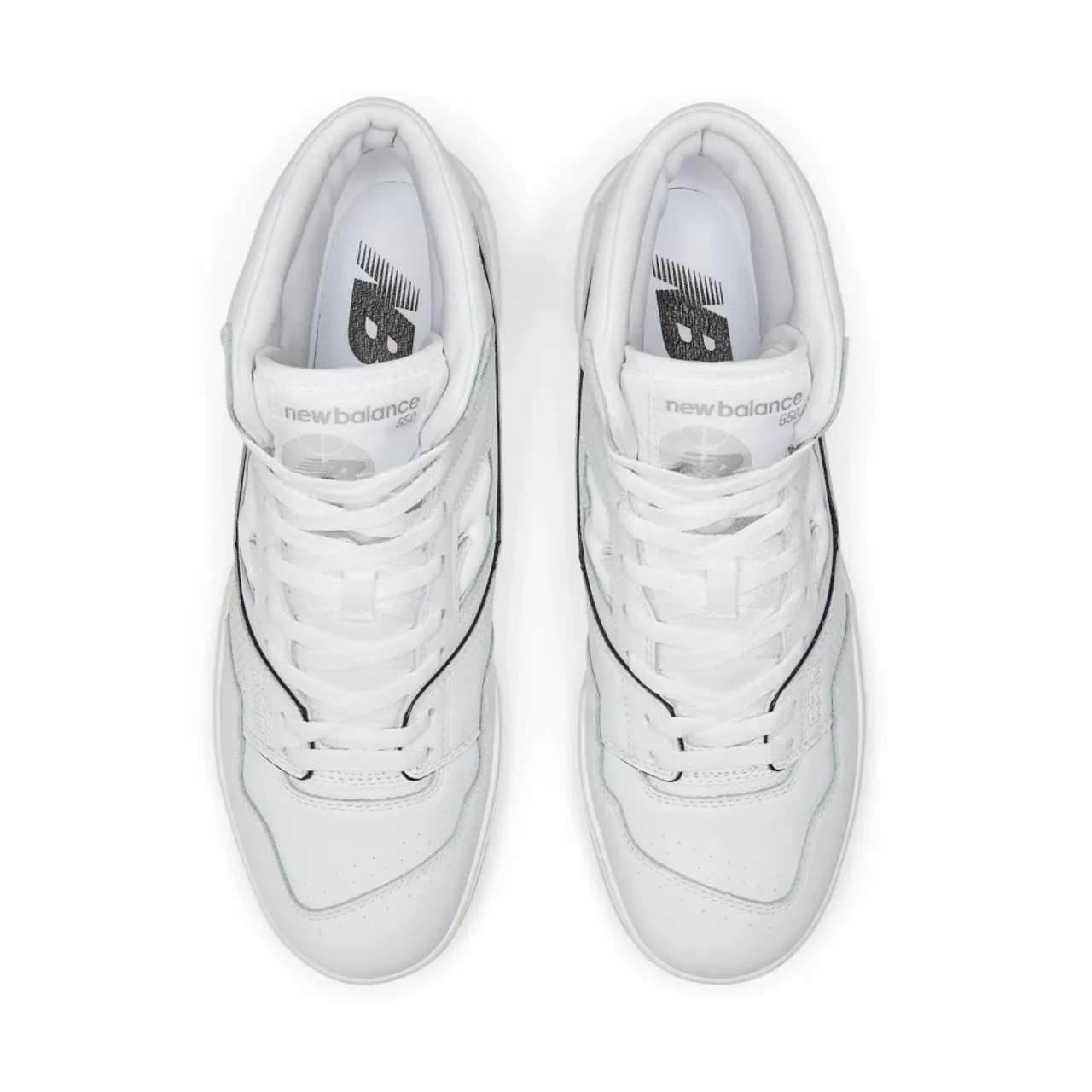 New Balance , White 650 Stylish Sneakers ,White male, Sizes: