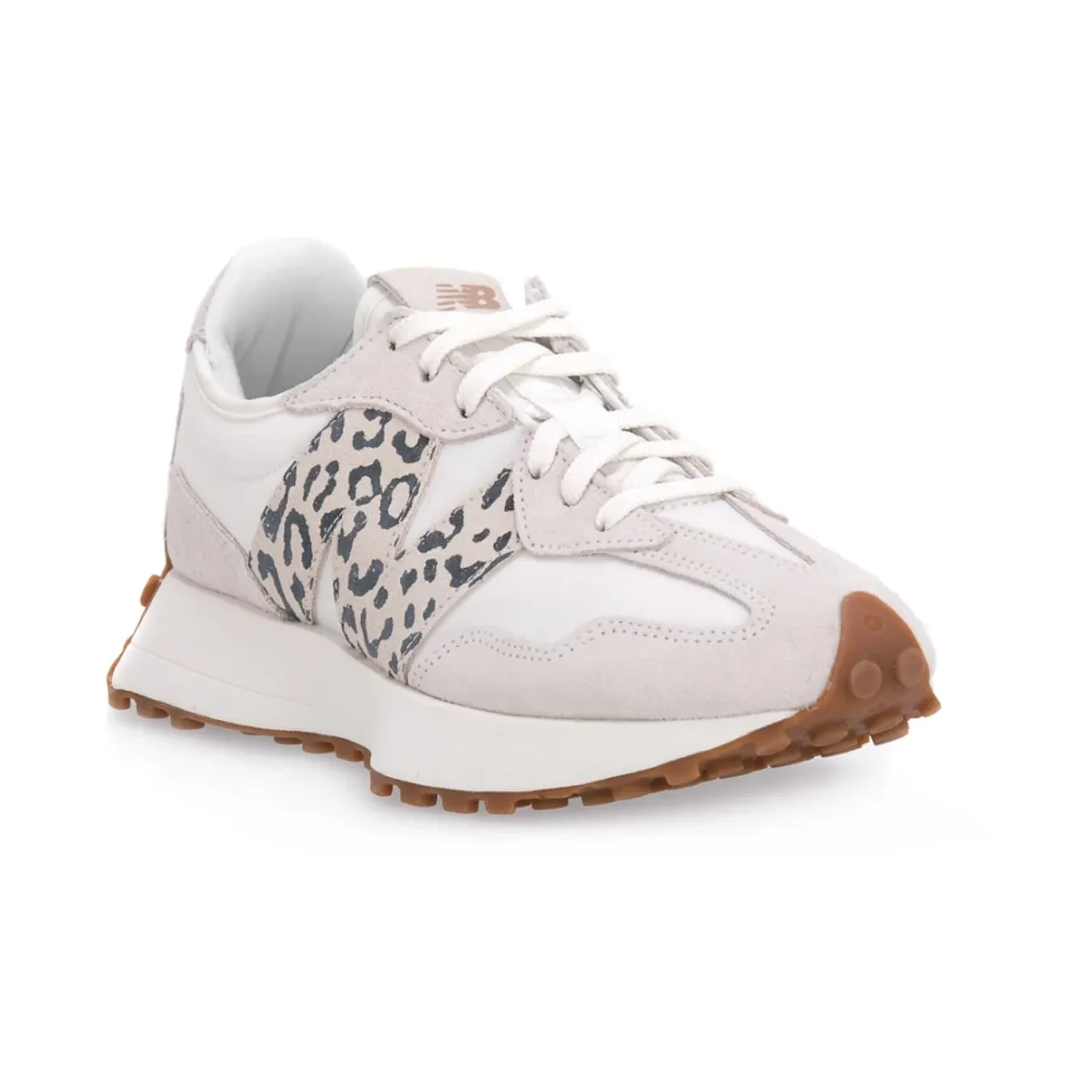 New Balance , White Animal Print Sneakers ,White male, Sizes: