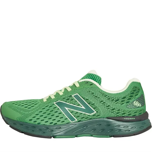 New Balance Womens 680 V6 Neutral Running Shoes Green