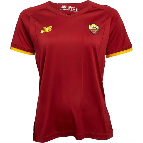 New Balance Womens As Roma Home 21/22 Jersey Red/Orange