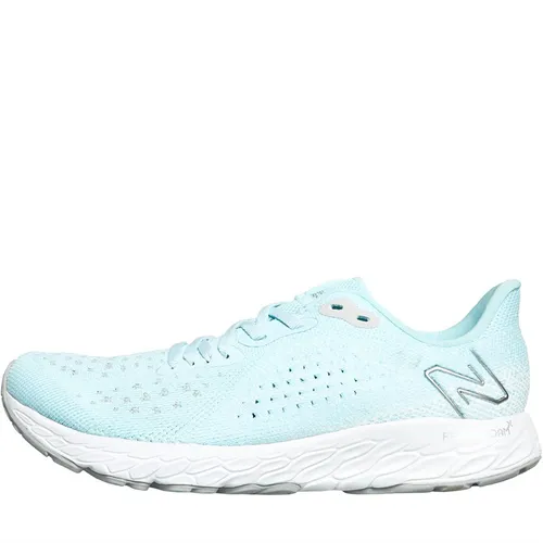 New Balance Womens Fresh Foam X Tempo V2 Neutral Running Shoes Blue/Light Aluminum/Silver Metallic