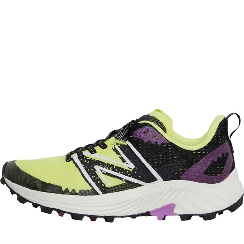 New Balance Womens Fuelcell Summit Unknown V3 Trail Running Shoes Lemonade/Black/Mystic Purple