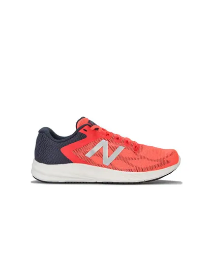 New Balance Womenss 490v6 Running Shoes in Orange Textile
