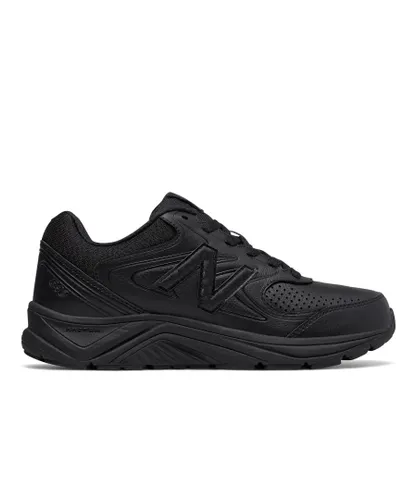 New Balance Womenss 840v2 Trainers in Black Leather (archived)