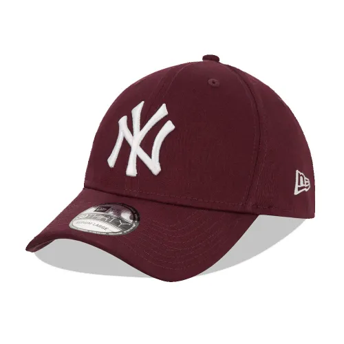 New Era 39Thirty Stretch Cap - New York Yankees maroon -