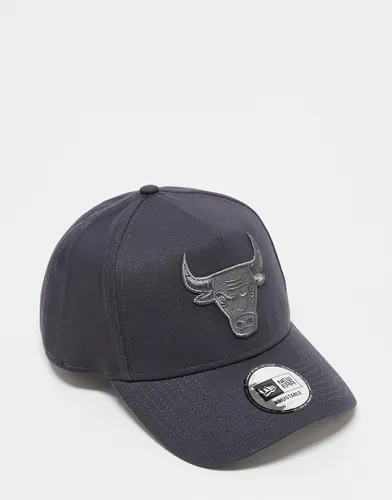 New Era Chicago Bulls A frame cap in all grey