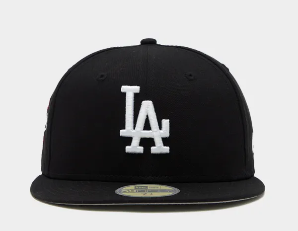 New Era LA Dodgers Side Patch 59FIFTY Cap, Black