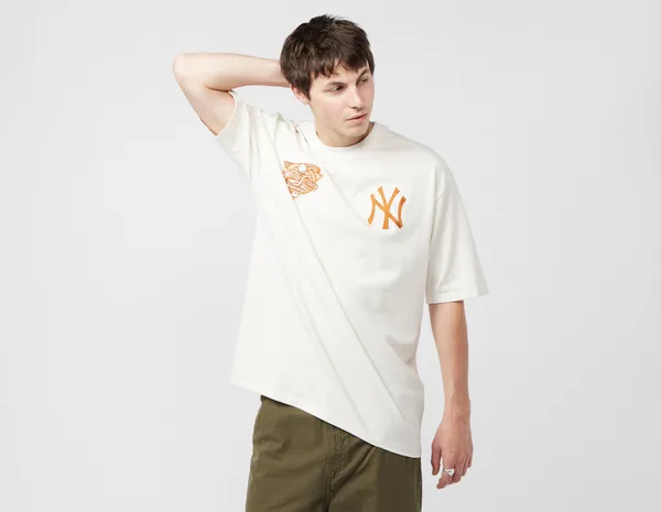 New Era MLB New York Yankees World Series Patch T-Shirt, White