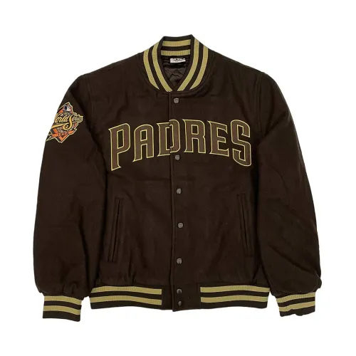 New Era , San Diego Padres MLB Varsity Jacket ,Brown male, Sizes: